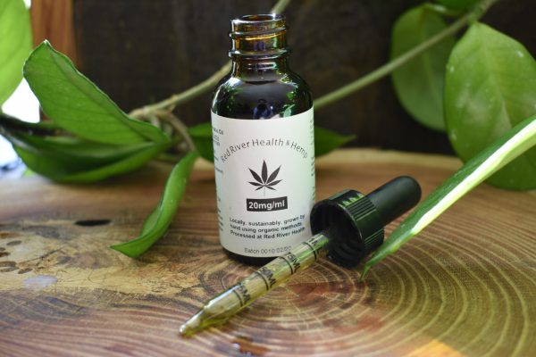 20mg CBD oil per ml graduated dropper bottle